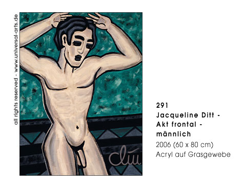 Jacqueline Ditt - Akt frontal - m�nnlich (Male Nude - frontal)