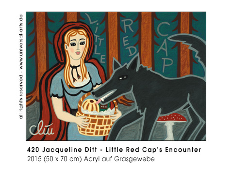 Jacqueline Ditt - Little Red Cap's Encounter (Rotk&auml;ppchens Begegnung)