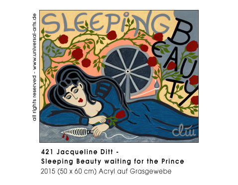 Jacqueline Ditt - Sleeping Beauty waiting for the Prince (Schlafende Sch&ouml;nheit auf den Prinz wartend)