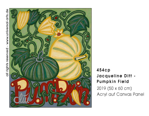 Jacqueline Ditt -  Pumpkin Field (K&uuml;rbisfeld)