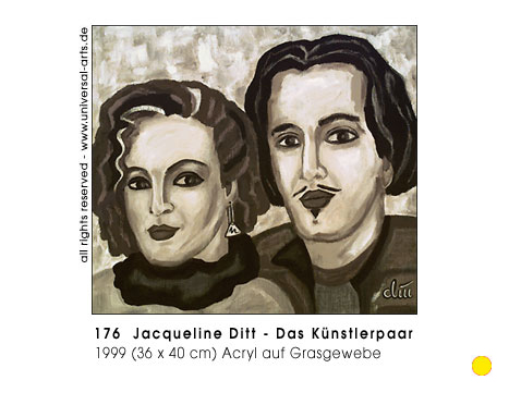 Jacqueline Ditt - Das K�nstlerpaar (The Artist-Couple)