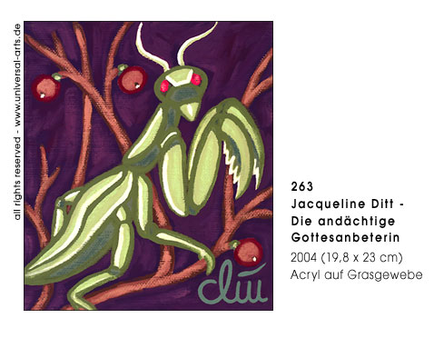 Jacqueline Ditt - Die and�chtige Gottesanbeterin (The devotional praying Mantis)