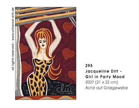 Jacqueline Ditt - Girl in Party Mood (M�dchen in Party Stimmung)