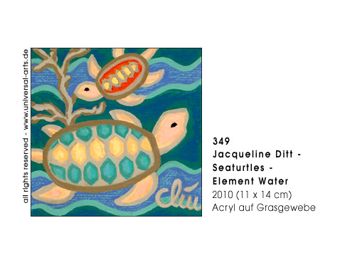 Jacqueline Ditt - Seaturtles - Element Water (Wasserschildkr�ten - Element Wasser)