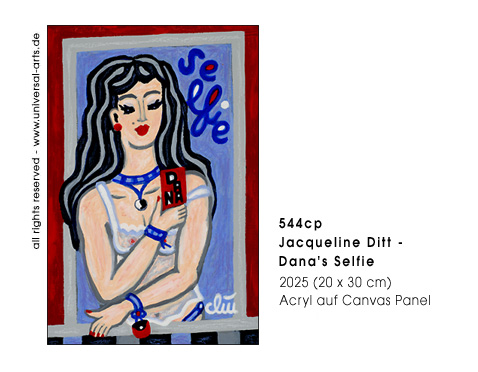 Jacqueline Ditt - Dana's Selfie (Danas Selbstportrait)