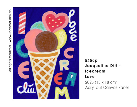 Jacqueline Ditt - Ice Cream Love  (Eiscreme Liebe)