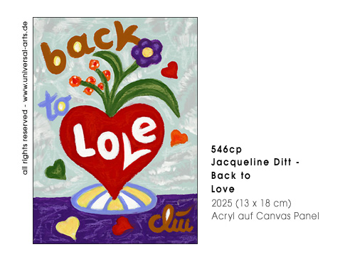 Jacqueline Ditt - Back to Love (Zur&uuml;ck zur Liebe)