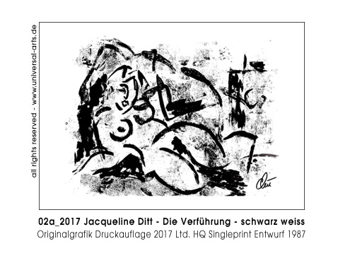 Jacqueline Ditt - Die Verf&uuml;hrung - schwarz weiss (The Seduction - black and white)
