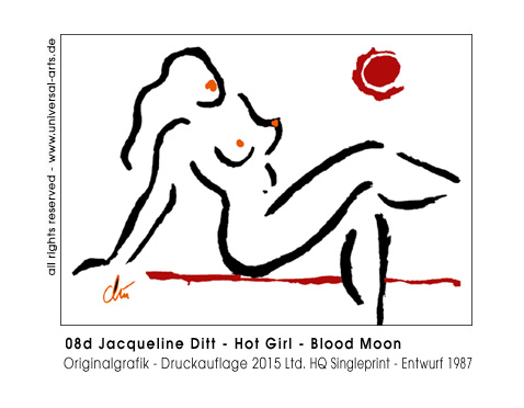 Jacqueline Ditt - Hot Girl - Blood Moon (Heisses M&auml;dchen - Blutmond)