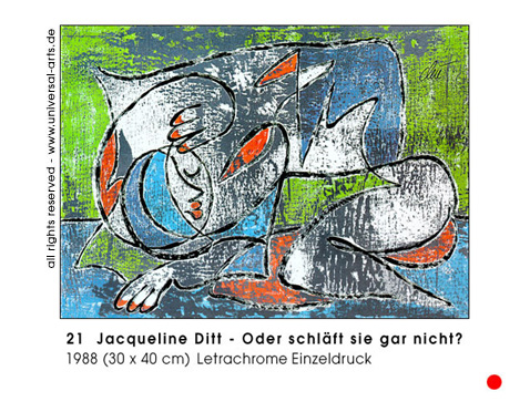Jacqueline Ditt - Oder sch�ft sie gar nicht ? (Or isn't She sleeping ?)