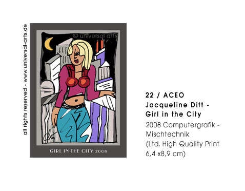 Jacqueline Ditt - Girl in the City (M�dchen in der Stadt)