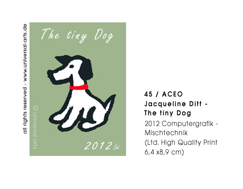 Jacqueline Ditt - The tiny Dog  (Das winzige H&uuml;ndchen) 
