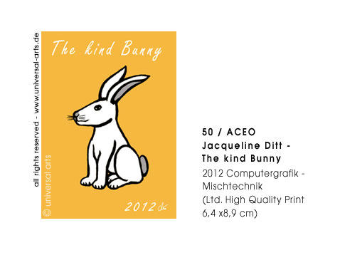 Jacqueline Ditt - The kind Bunny  Der liebensw&uuml;rdige Hase