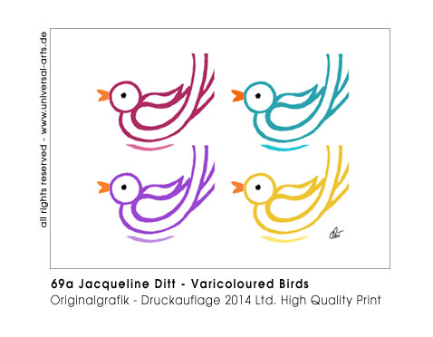 Jacqueline Ditt - Varicoloured Birds (Bunte V�gel)