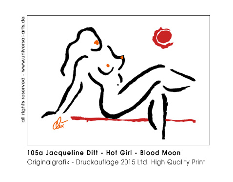 Jacqueline Ditt -  Hot Girl - Blood Moon (Heisses M&auml;dchen - Blutmond)