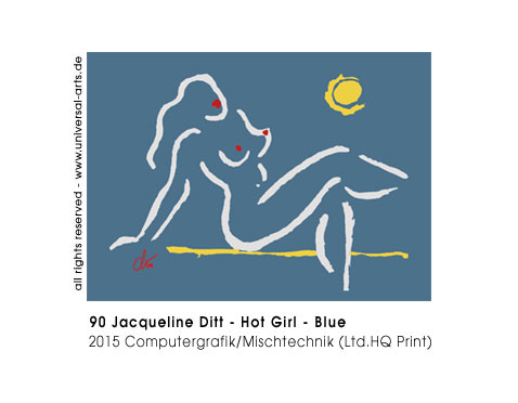 Jacqueline Ditt - Hot Girl Blue (Heisses M&auml;dchen - Blau) 