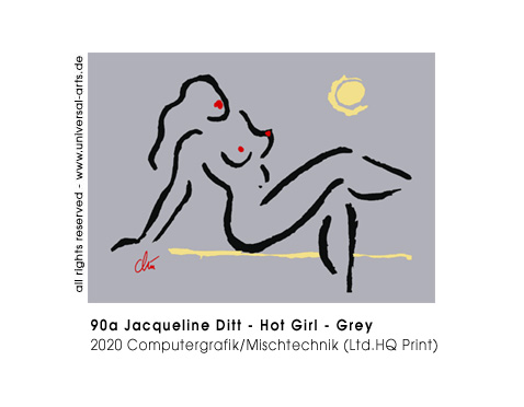Jacqueline Ditt - Hot Girl Grey (Heisses M&auml;dchen - Grau)
