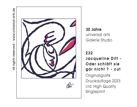 Jacqueline Ditt -  Oder schl&auml;ft sie gar nicht ? - cut