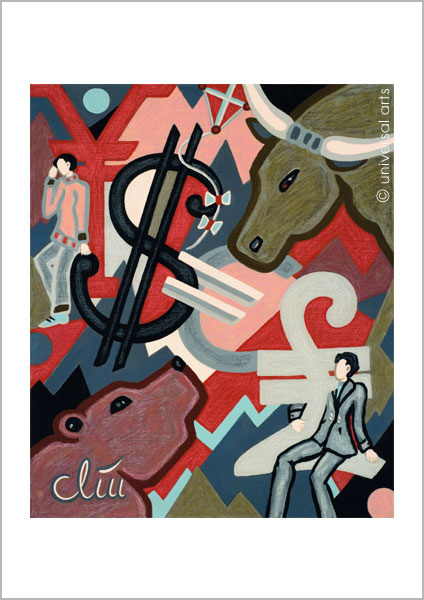 Jacqueline Ditt - The Bull and the Bear Thing (Die Bullen und B&auml;ren Sache)