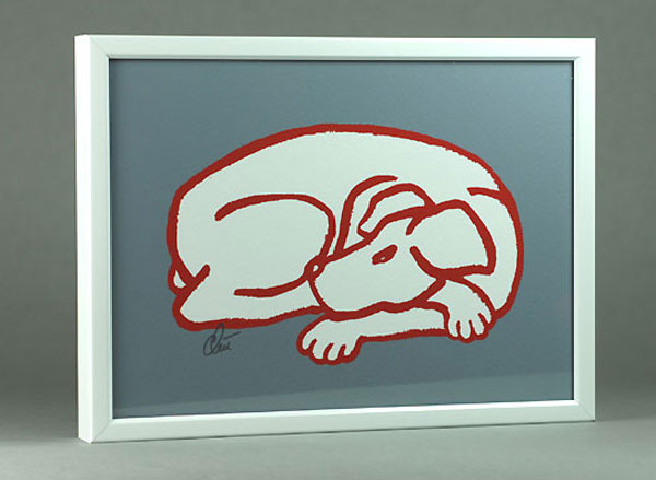 Jacqueline Ditt - Dog - Red and Grey (Hund - Rot und Grau)