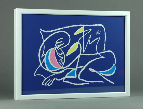 Jacqueline Ditt - Oder schl&auml;ft sie gar nicht ? - Deep Blue (Or isn't she sleeping ? Deep Blue) 