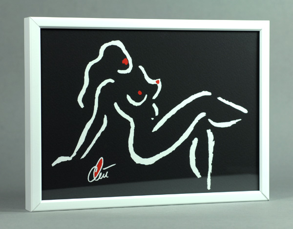 Jacqueline Ditt - Hot Girl - Black and White / Full Eclipse (Heisses M&auml;dchen - Schwarz und Weiss / totale Mondfinsternis)