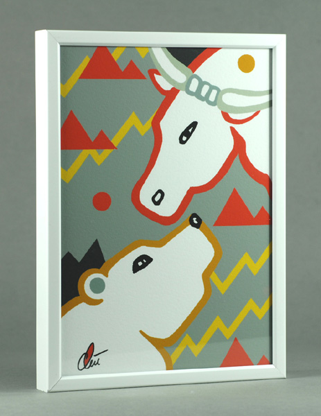 Jacqueline Ditt - The Bull and the Bear Thing - Essential - Grey Font  (Die Bullen und B�ren Sache - Essenziell - Grauer Grund) 