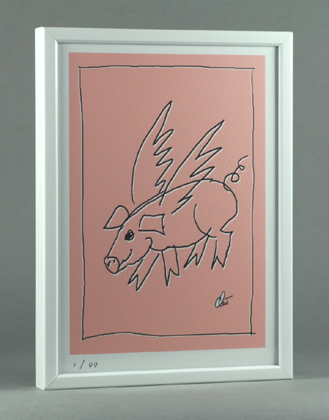 Jacqueline Ditt - Flying Luck Pig (Fliegendes Gl&uuml;cksschwein)